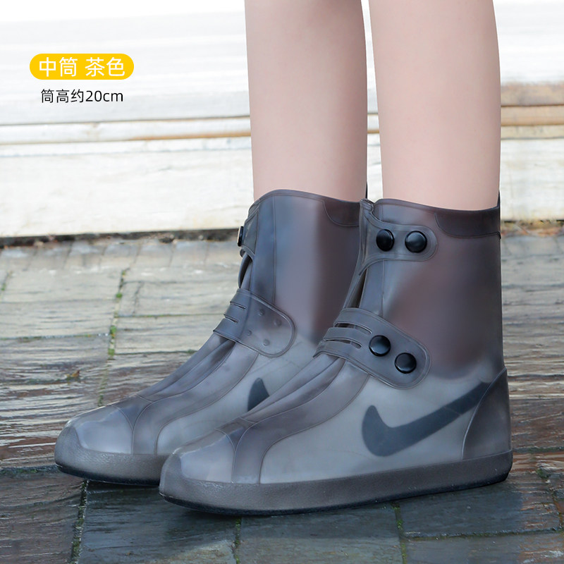 鞋磨硅胶雨耐套女时便款外穿防雨防滑防水橡胶雨鞋