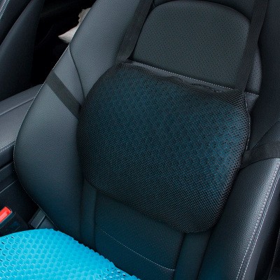 汽车腰靠座椅靠垫护腰垫靠背垫夏季透气蜂窝凝胶腰枕办公室腰椎垫