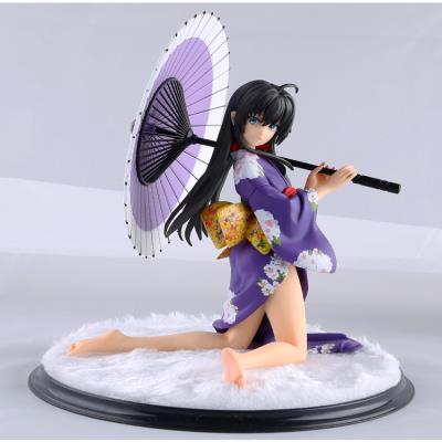 我的青春恋爱爱物语和服雪乃撑伞雪之下雪乃美美少女其他模型玩具