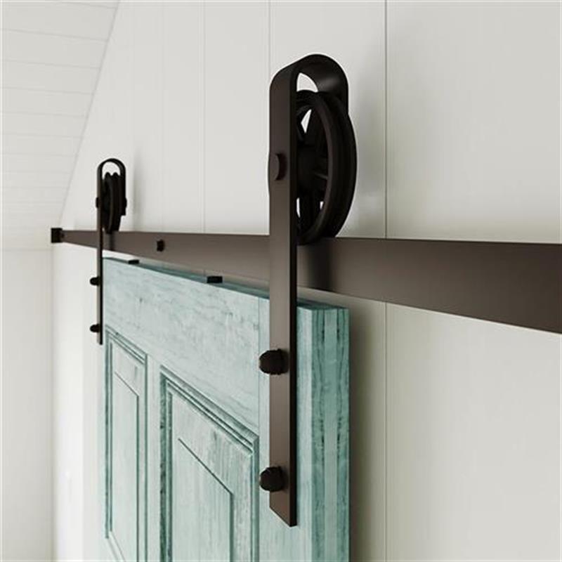 滑轮谷仓门吊轨五金配件工业轨道导轨吊门缓冲滑轨抽屉滑轨