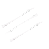 3Pcs Glass Tube Oil Lamp Wick Holder Adapter with 4 7 Inch