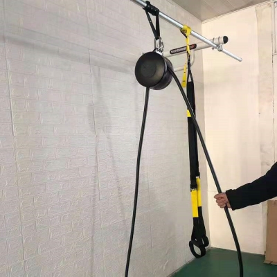 正品悬挂式滑轮攀绳机拉绳健身房专用可调战绳绳索拉力绳