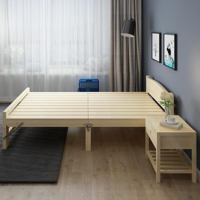 办公室午睡折叠床硬便携板式简易双人床多功能加厚折叠床