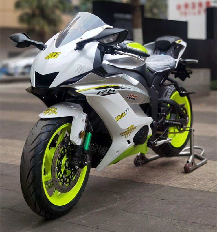 华鹰r6摩托车摩箭双缸水冷排量跑车电喷机车摩托车整车