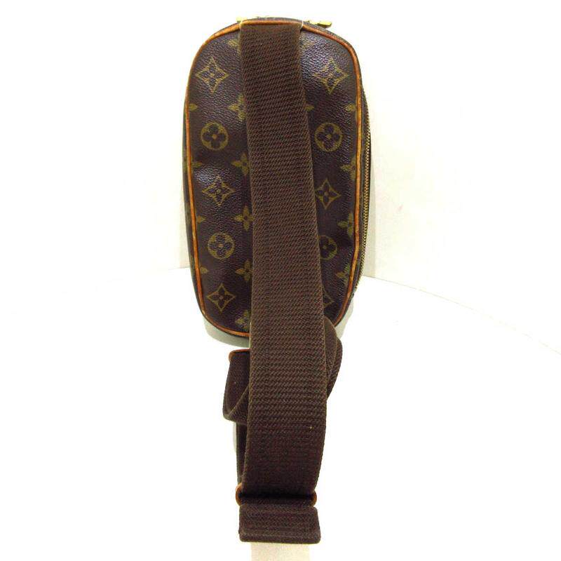 中古lv路易威登pochettegange腰包老花35722532brandear通用款女包