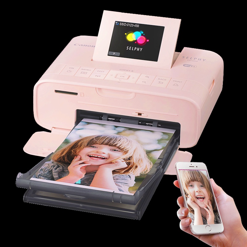 cp1300便携手机照片打印机无线家用彩色相片热升照片打印机