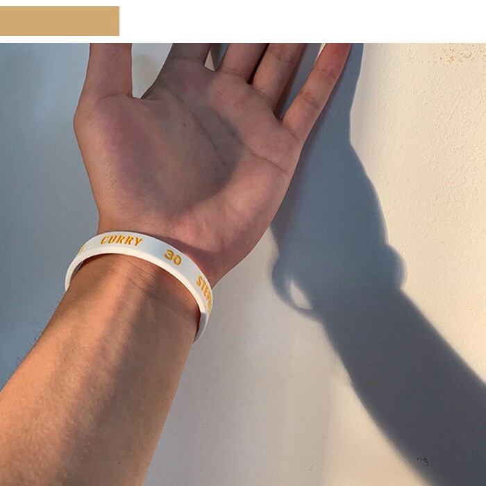 nba球星库里手环30号同款篮球运动硅胶腕带篮球球迷用品