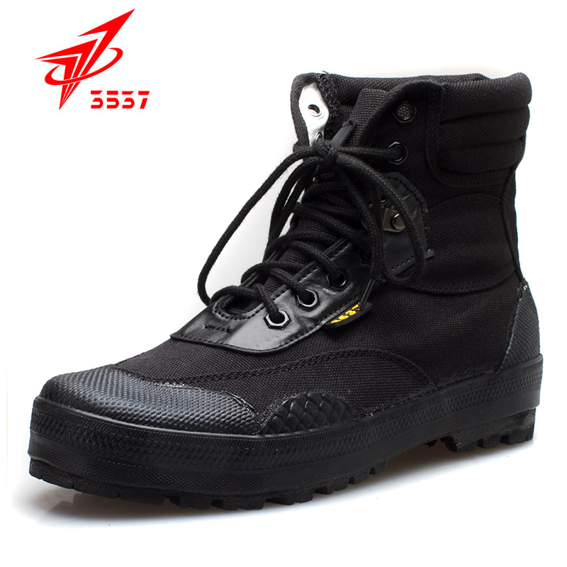正品3537解放鞋男高帮作训鞋胶鞋防滑耐磨劳保鞋工地鞋户外登山鞋