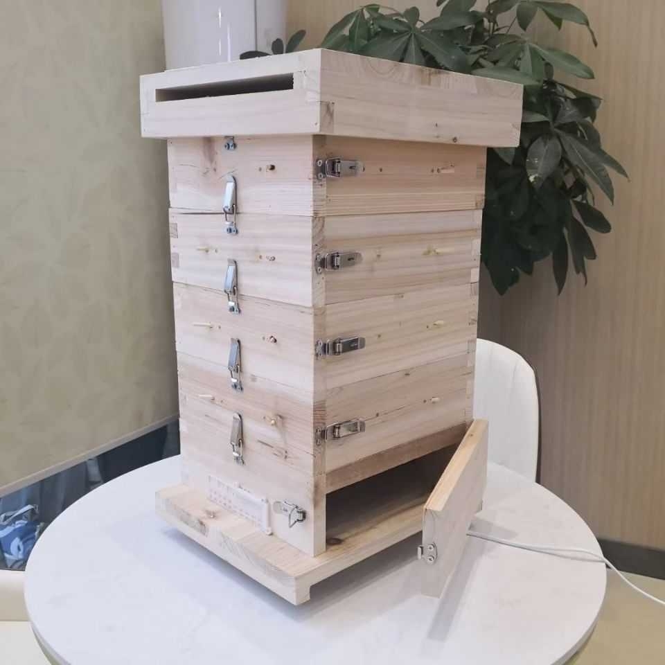 中蜂格子箱蜂箱囍箱取蜜不伤子快速一分两窝蜂具蜜蜂专用