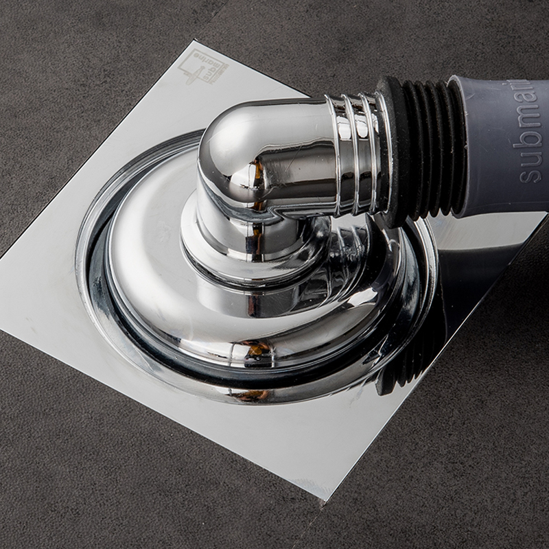 潜水艇洗衣机地漏专用接头排水管防臭防溢水器两用地漏