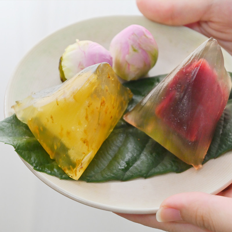 冰皮水晶粽子网红粽即真空软糯甜粽冰粽礼盒粽子