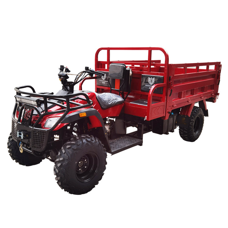 众骑豹分时四驱农夫车400cc水冷越野四轮摩托山地农用四轮摩托车-mc