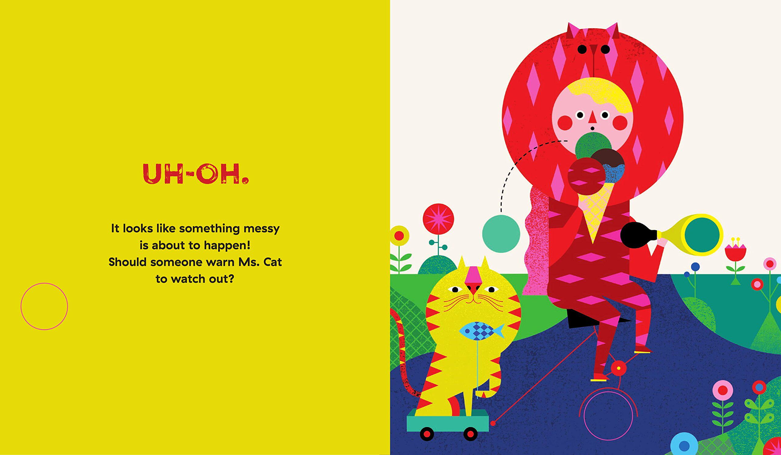 启蒙英文中图journey绘本认知形状艺术儿童circles儿童读物原版书