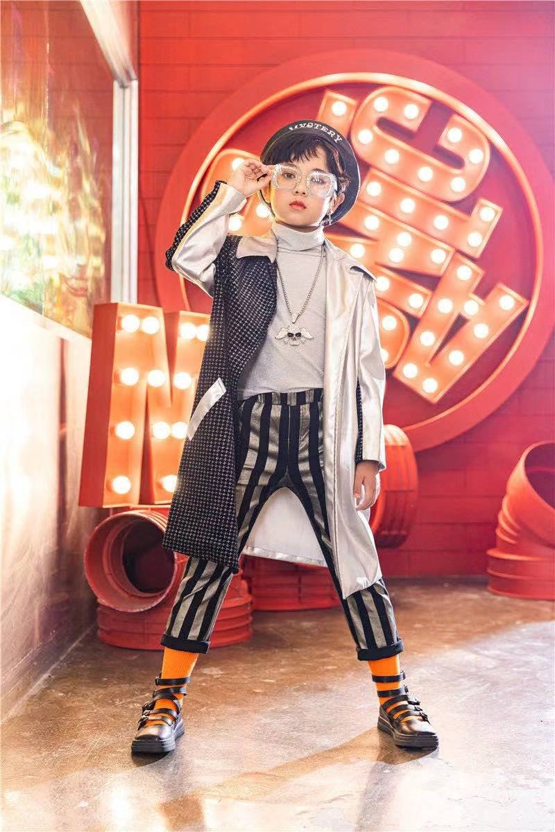 出租出售男童模特走秀硬糖摇滚酷风风格潮服儿童礼服