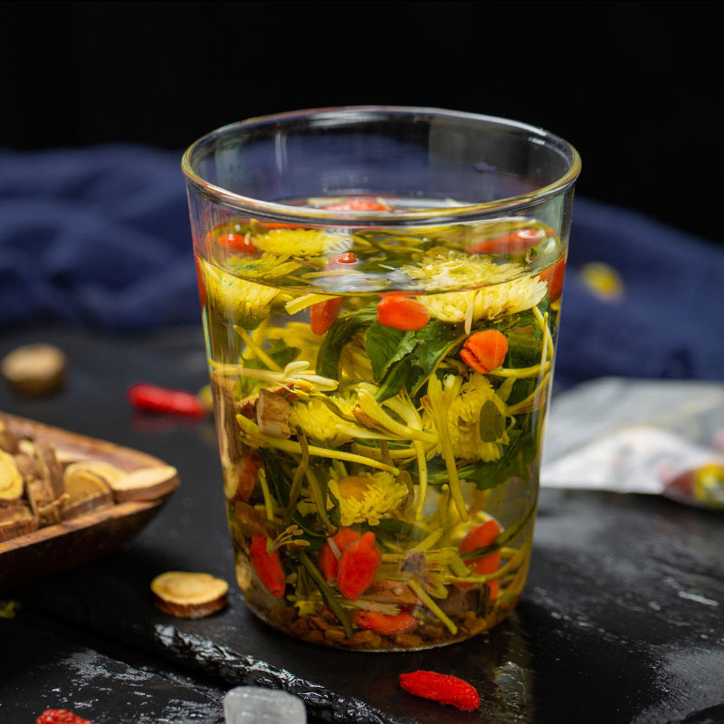 菊花枸杞明子花茶养肝护肝清热解毒肝火肝毒养生茶