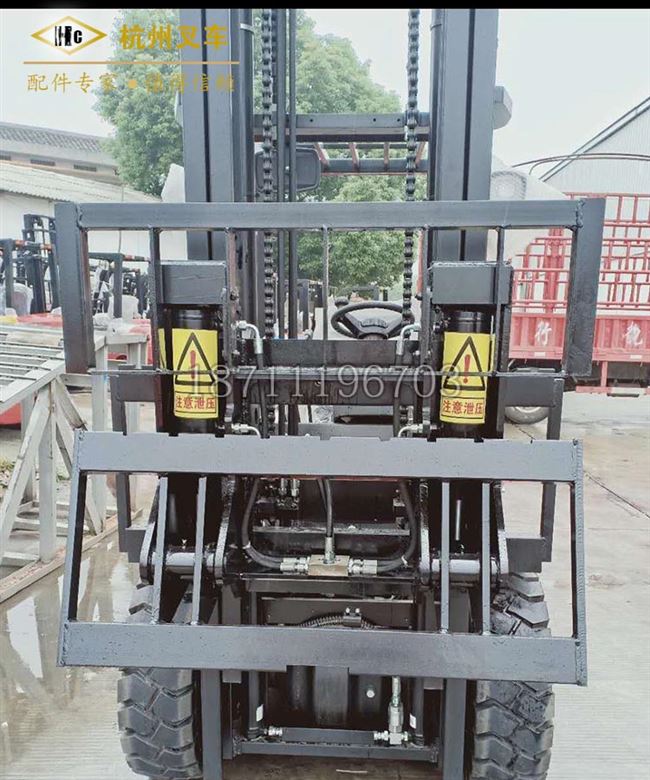 叉车倾翻属具合力杭州柳工龙工2345675吨器倾翻叉液压装卸车