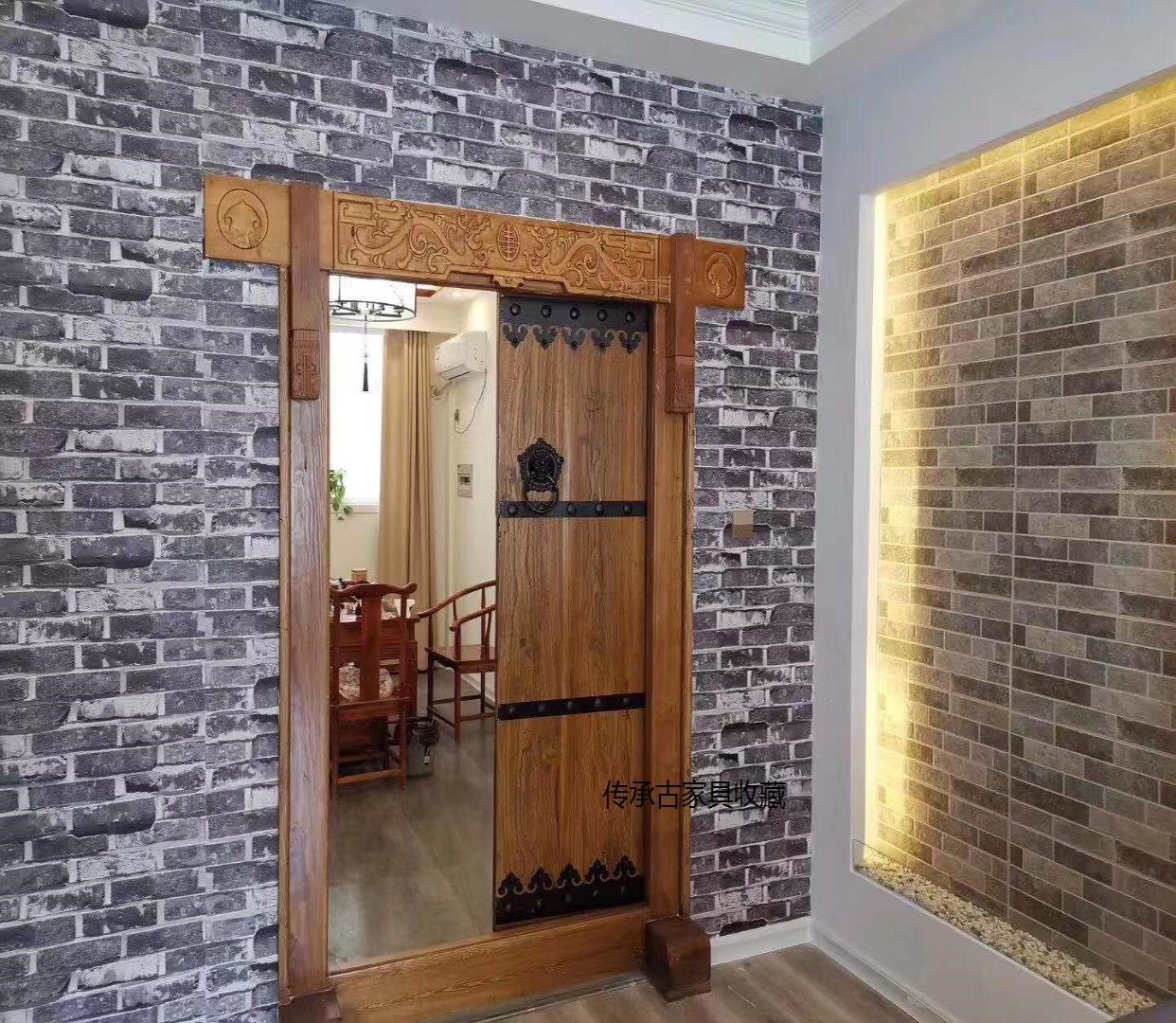 进户门会所老式建房自建茶楼别墅北京大门中式庭院门