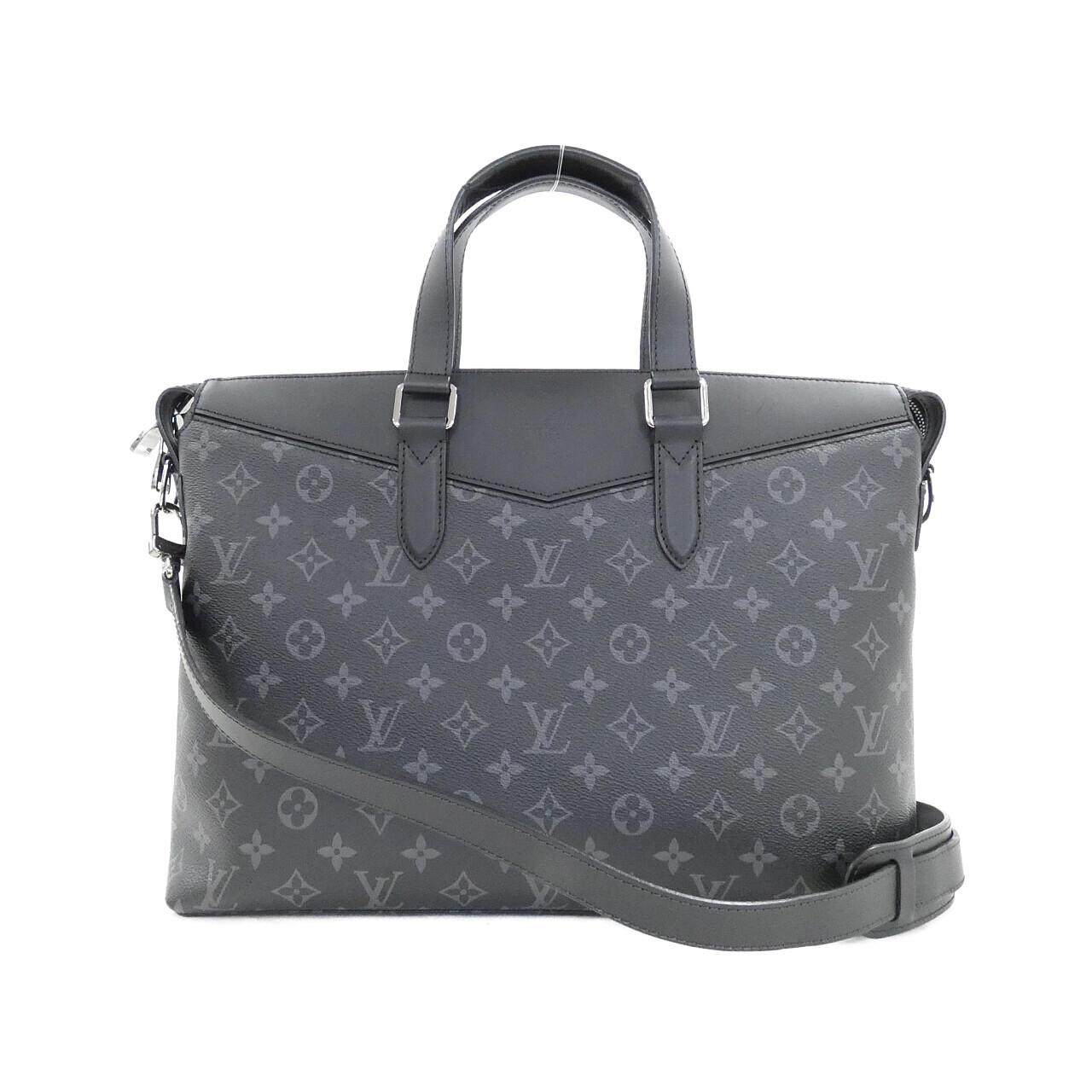 中古lv路易威登briefcaseexplorer老花斜挎包brandoff方形男士包袋