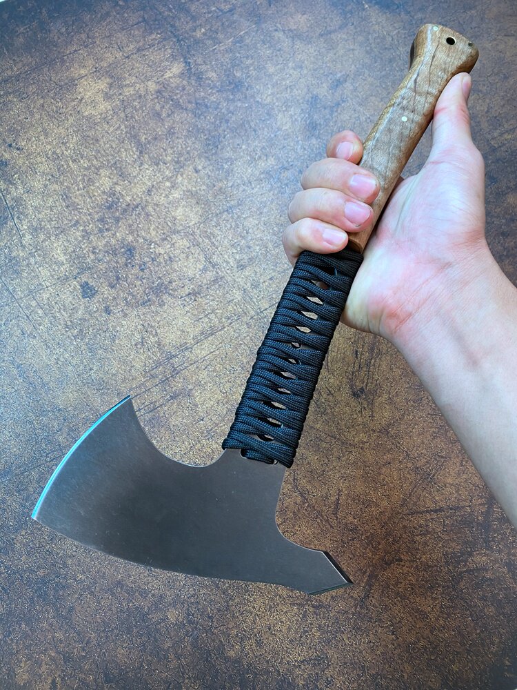 斧头美国代工出口温克户外野外营地多功能工兵工兵斧