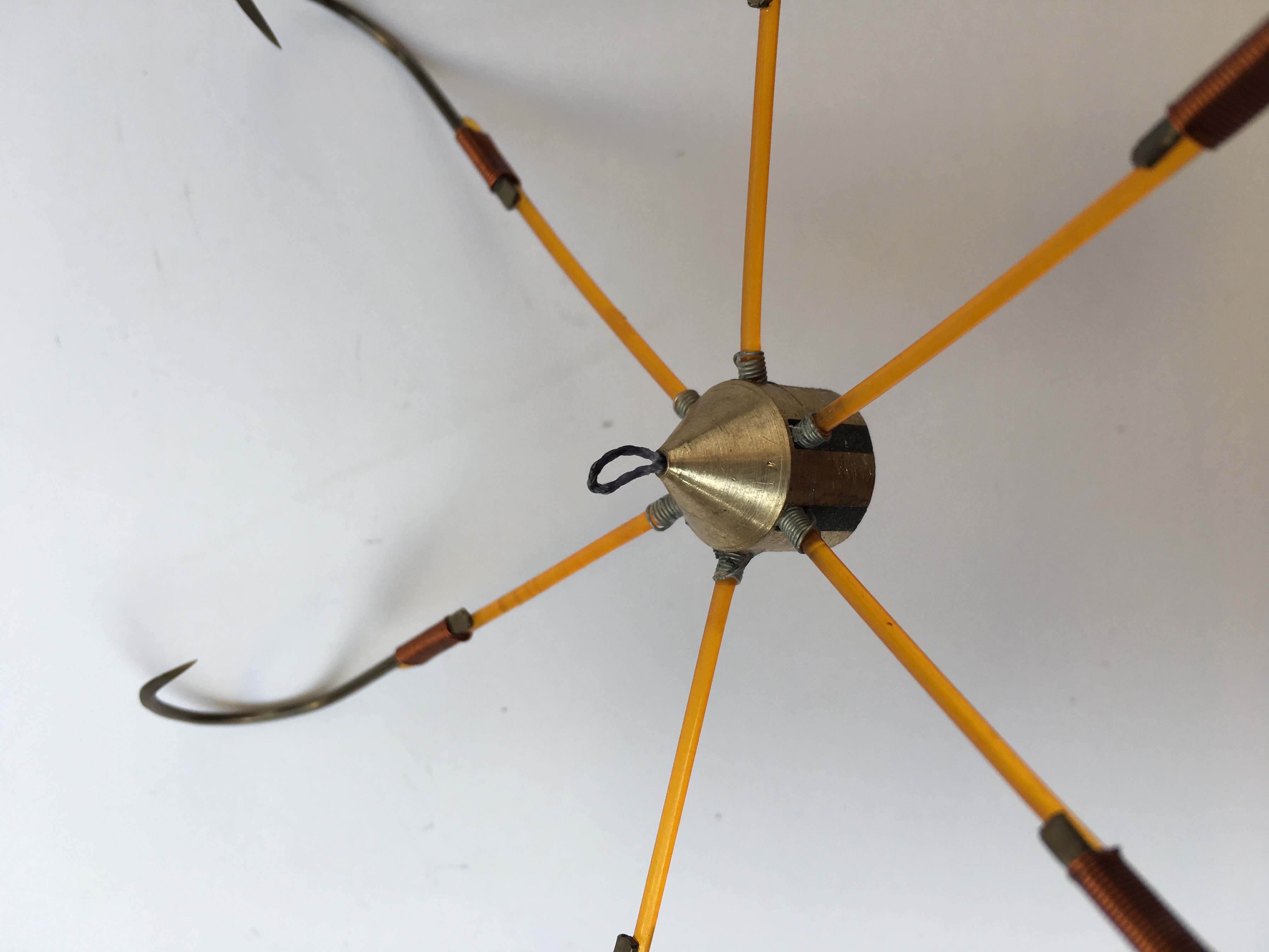 锚钩新款25cm子弹头越南可视鱼钩六爪锚鱼专用鱼钩