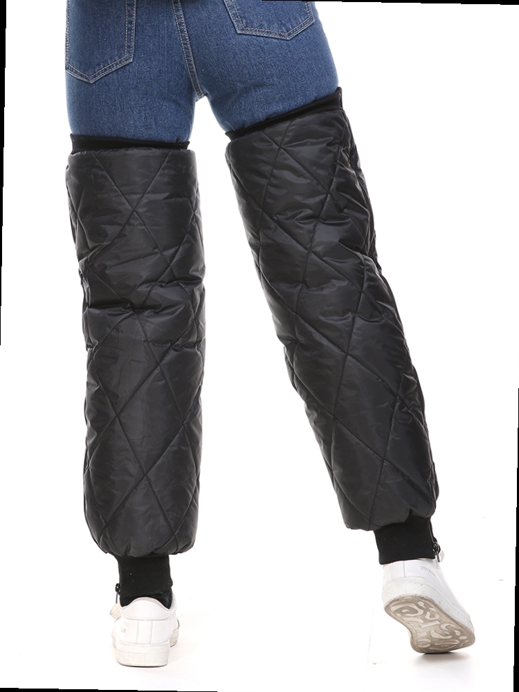 夹棉护膝冬季摩托车护膝男女士骑行电动车保暖挡风防寒加厚长护腿