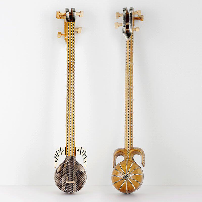 55cm热瓦蛇皮牛皮小孩玩具新疆民族乐器装饰热瓦普