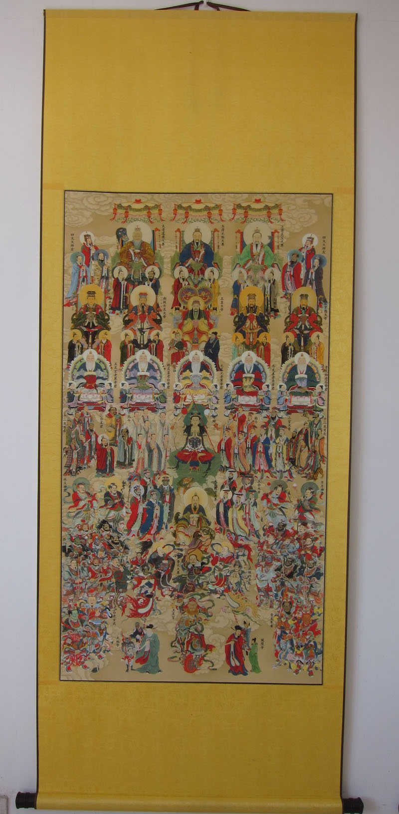 道教百仙全神神图书法对联中堂道场神像法事现代装饰画