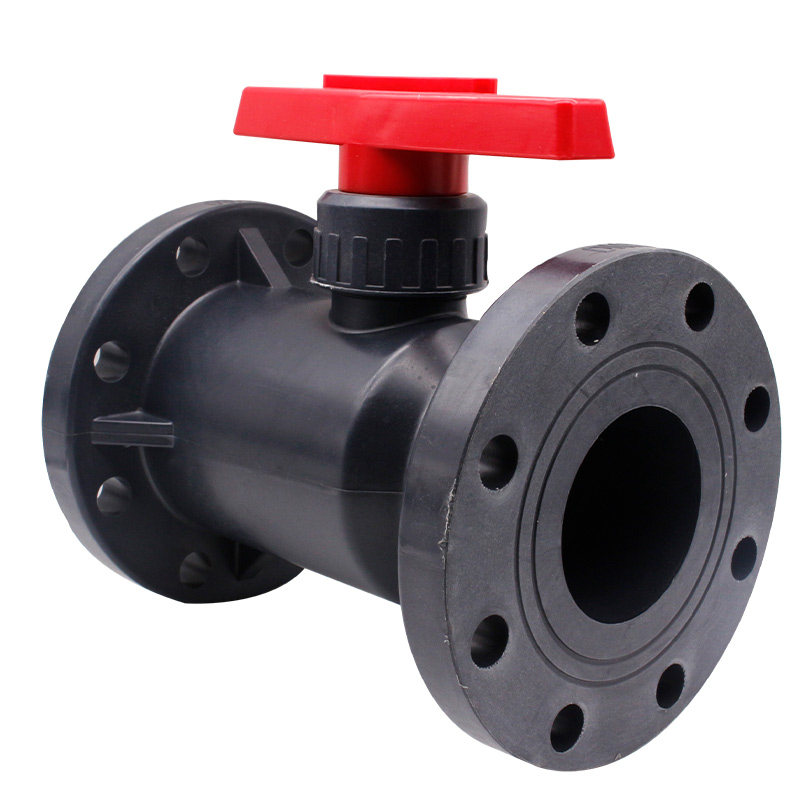 法兰球阀frpppp管道增强聚丙烯塑料新濮球阀