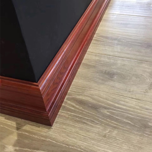 实木加厚地热12公分北欧地板地暖踢脚原木贴墙踢脚线