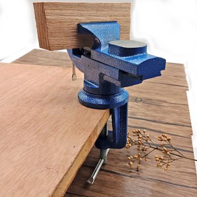 虎钳多功能diy手工工具微型铸铁小台家用木工台虎钳