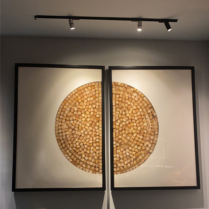 走廊过道射灯客厅2021年新款珠宝酒店画廊led轨道磁吸灯