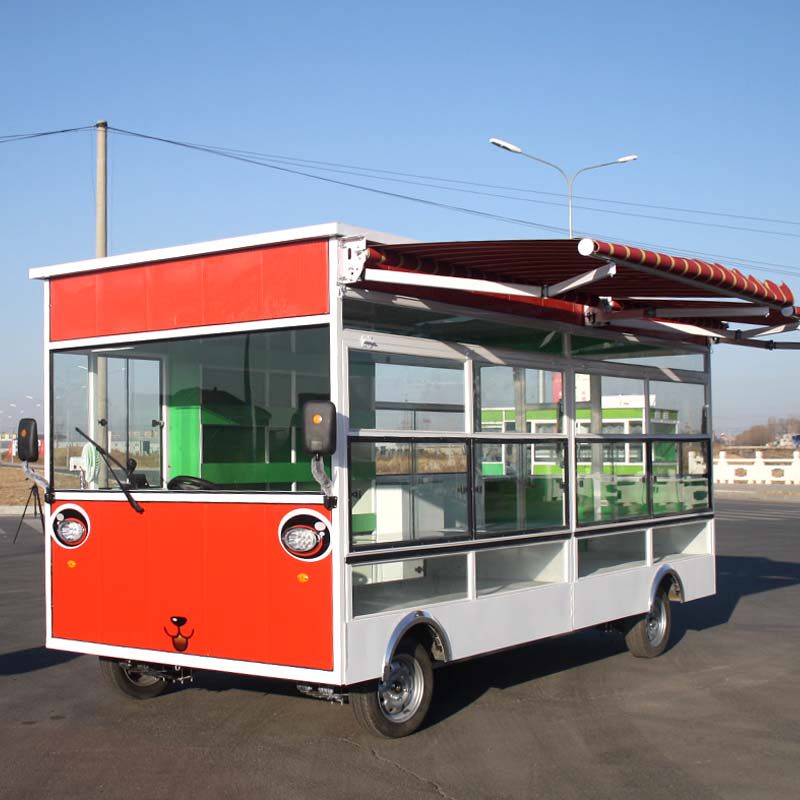 餐车东北定制多功能移动美食车流流动四轮电动餐车