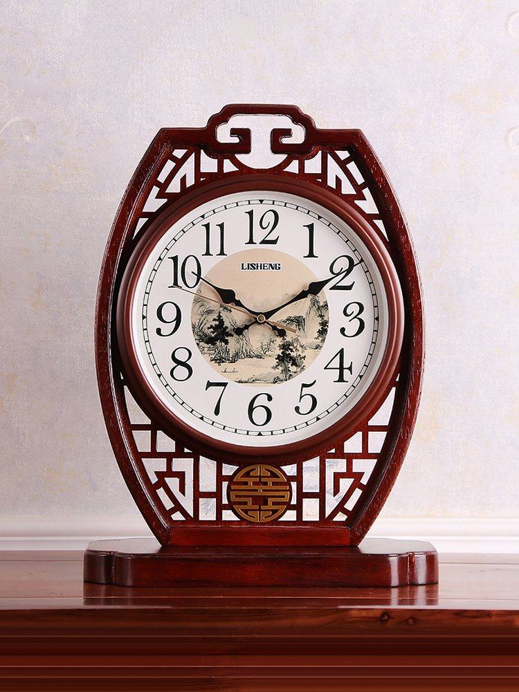 中国国风座钟中式灯笼台钟大号艺术时钟老式座钟