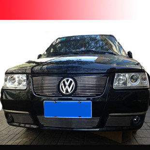 桑塔纳志俊专用改装中网汽车车前防护进气金属中网