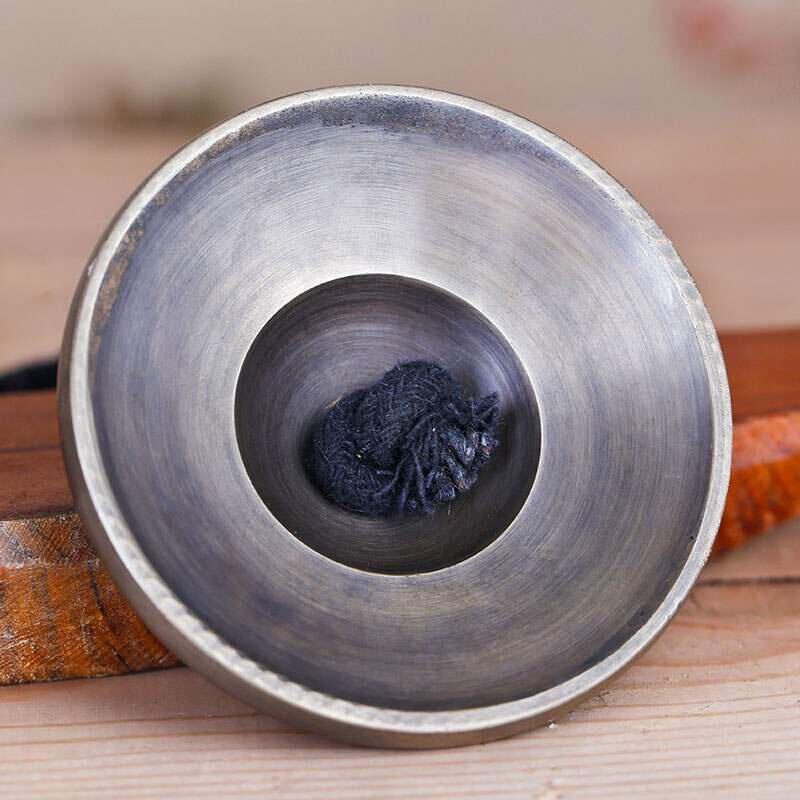 尼泊尔藏传佛教青铜碰铃手工法会撞铃密宗法铃铜供佛碰钟