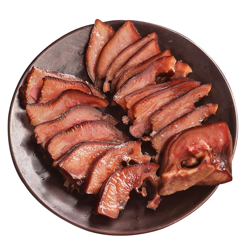 三爷烟熏腊猪拱嘴260g四川特产农家自制柴火腌肉