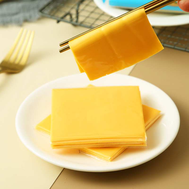 吉士丁芝士汉堡三明治泡面火锅早餐料理奶酪即食再制奶酪