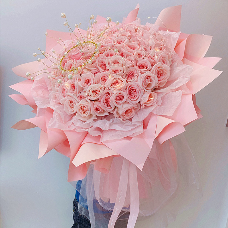 情人节玫瑰戴安娜花束北京上海广州深圳生日鲜花速递鲜花速递同城