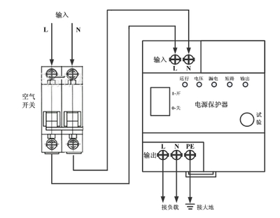 自动重合闸漏电保护器自复式过欠压保护器断路器电源开关防雷10a