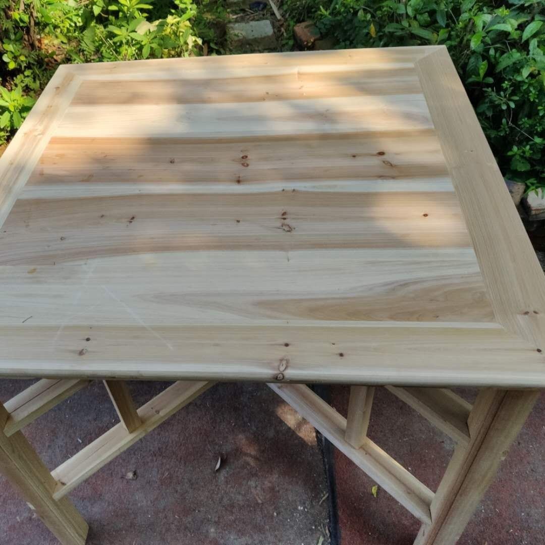 农村明清老式餐桌折叠八仙桌杉木桌子实木方桌餐桌