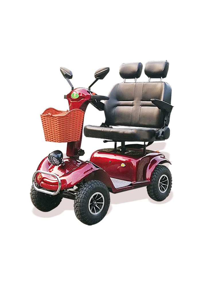 海强劲力老年代步四轮双人电动残疾老人观光老年代步车