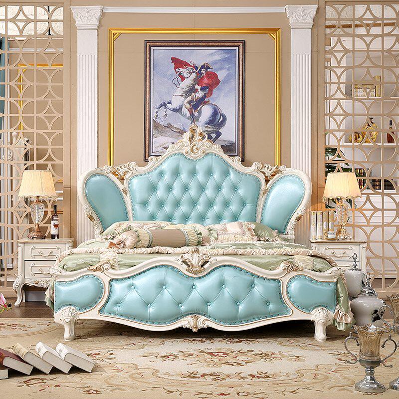 欧式床双人床主卧高档豪华太子床法式宫廷奢华美式新古典公主床 - 怕
