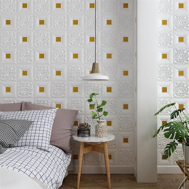 泡沫板墙贴自粘隔音墙纸无缝家庭贴纸装饰即时贴墙砖卫生间厕所.