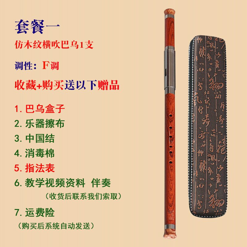横吹乐器红木小学生胶木巴乌树脂成人工厂直销巴乌