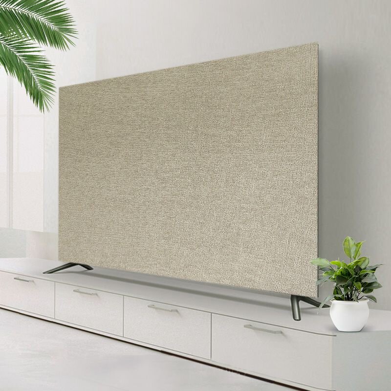 液晶电视机防尘罩新款简约55寸65壁挂式电视机套盖布弹力全包盖巾