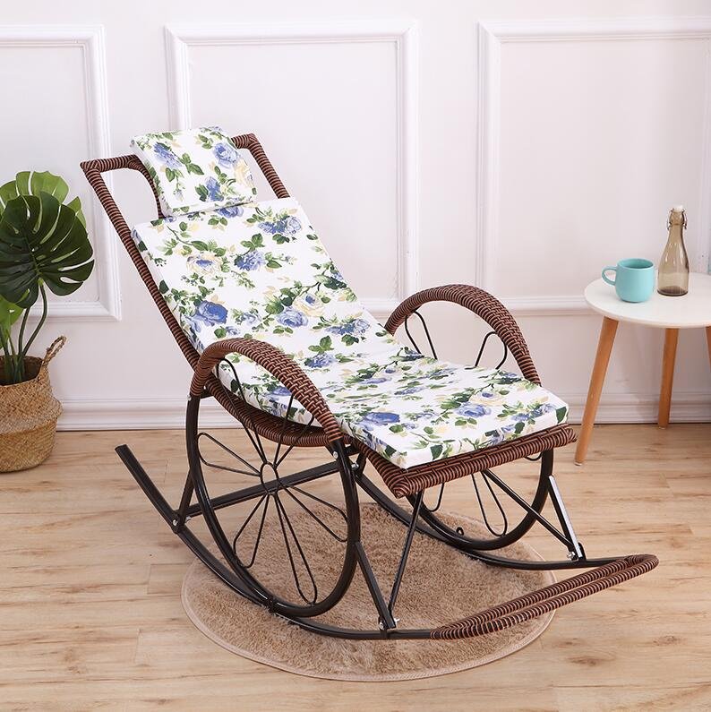 摇椅躺椅摇摇椅逍遥椅老人椅懒人椅休闲阳台午睡椅藤椅摇椅椅子 - 千