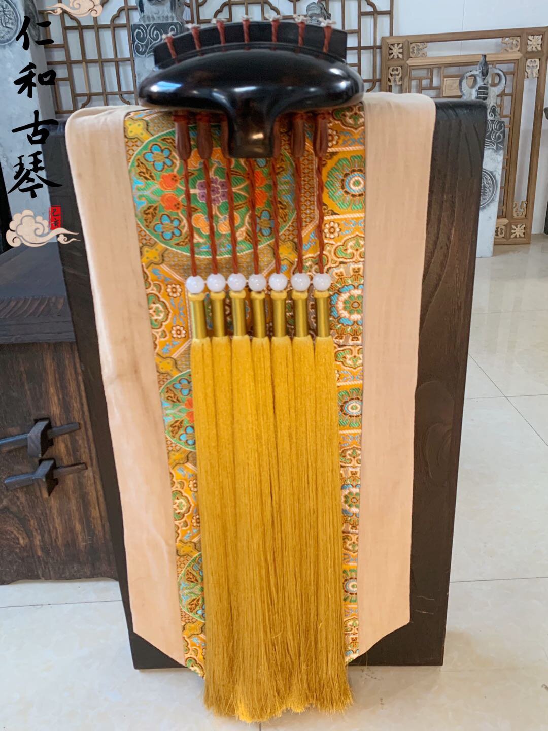 新款手工真丝高级古琴琴穗穗子古琴
