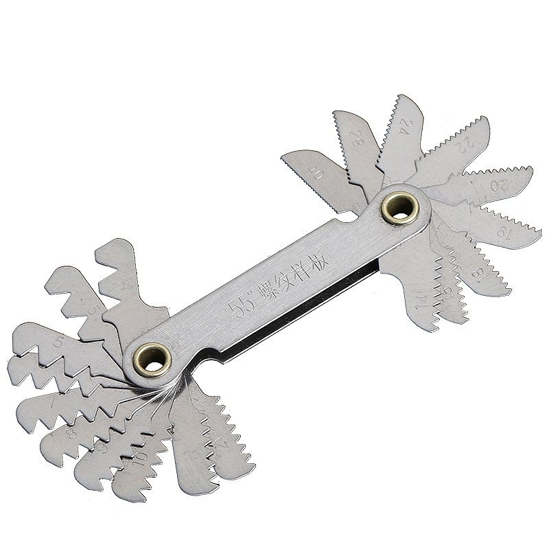 螺纹公制60度deg英制螺牙样板螺丝牙距尺丝规样板