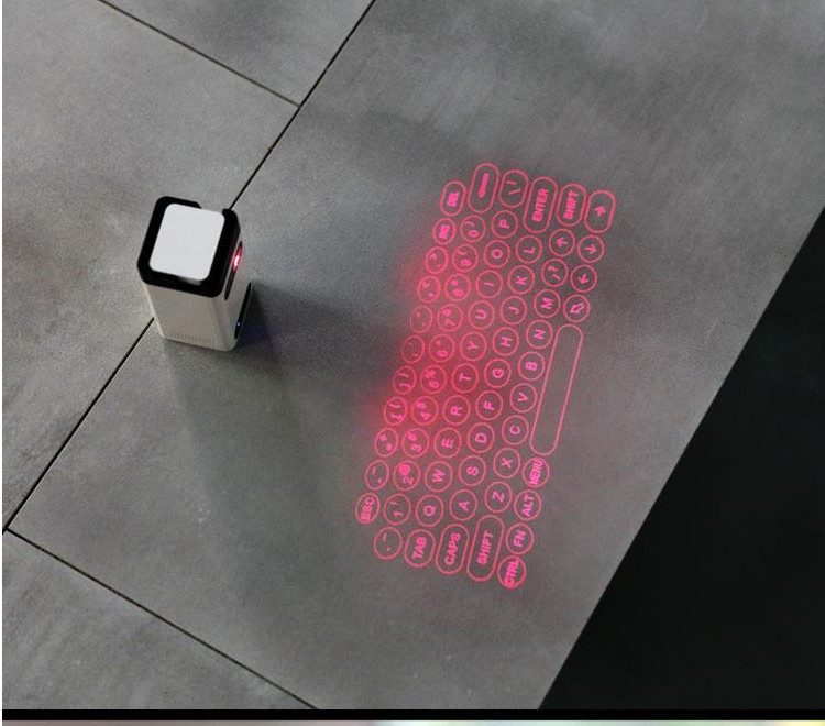 激光投影虚拟镭射蓝牙键盘手机电脑红外线黑科技键盘