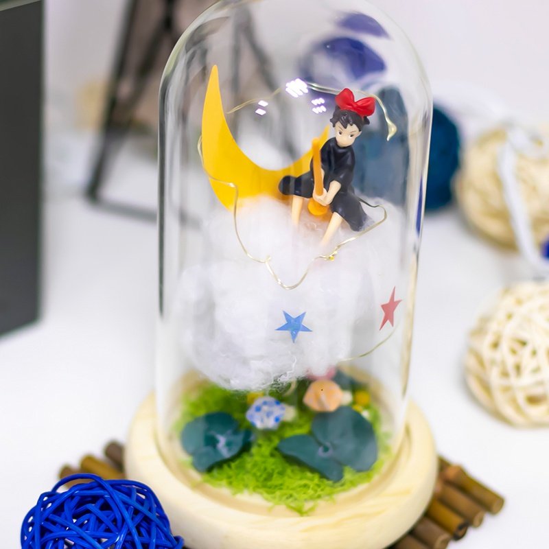 礼物diy手工手工制制作动漫二次元手办干花玻璃罩其他手工制作